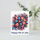 花の7月4日 ポストカード (スタンド正面)