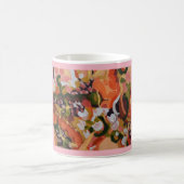 「花の」クラシックなマグ コーヒーマグカップ (中央)