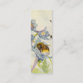 花の~ビジネス~CONTACTカードの美しい蜂 スキニー名刺 (裏面)