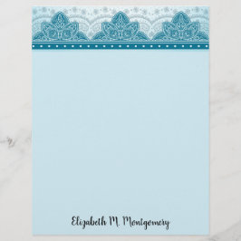 花の レターヘッド