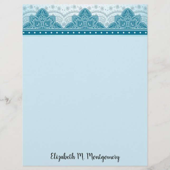 花の レターヘッド (正面)