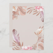 花の 招待状 (正面/裏面)