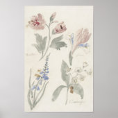 花のc, ヴィンテージの保育園 ポスター (正面)