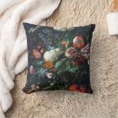 花のde 1月Davidsz Heem Vase クッション (ブランケット)