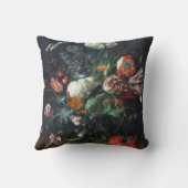 花のde 1月Davidsz Heem Vase クッション (裏面)