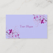 花のDecoのプロフィールカード 名刺 (裏面)