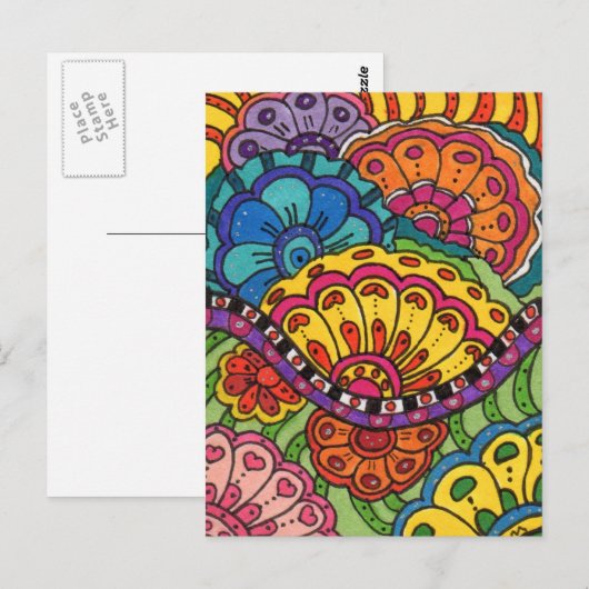 花のFest #3 ポストカード (正面/裏面)