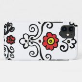 花のiPhoneの場合の赤の花 Case-Mate iPhoneケース (裏面(横))