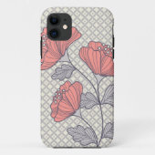 花のiPhoneの場合 Case-Mate iPhoneケース (裏面)