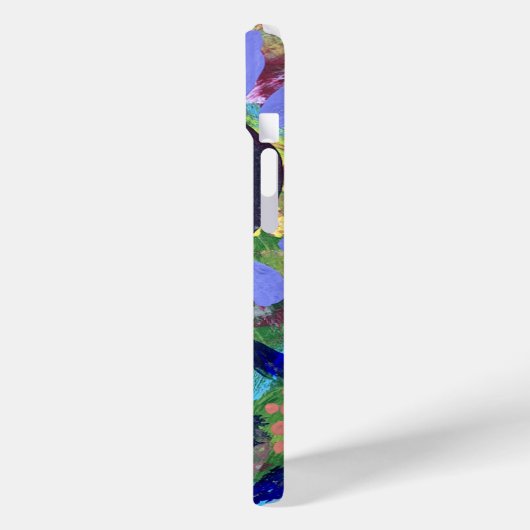 花のIPhoneケース2抽象芸術デザイン Case-Mate iPhoneケース (裏面 / 左)