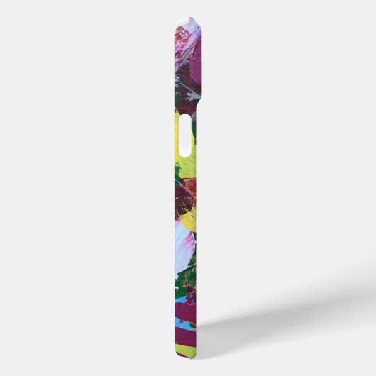 花のIPhoneケース2抽象芸術デザイン Case-Mate iPhoneケース (裏面 / 右)