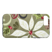 花のiPhone 7のプラスの堅い場合 Case-Mate iPhoneケース (裏面(横))