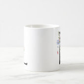 花のL文字 コーヒーマグカップ (中央)
