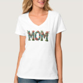 花のMOM Tシャツ (正面)