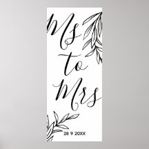 花のMs to Mrs ブライダルシャワー