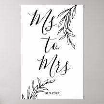 花のMs to Mrs ブライダルシャワー