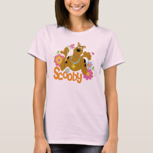 花のScooby-Doo Tシャツ