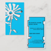 花のsquiggles 名刺 (正面/裏面)