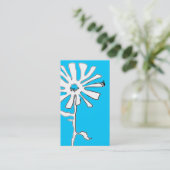 花のsquiggles 名刺 (スタンド正面)