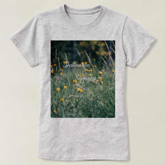 花のTシャツ (grokによって作成された画像) Tシャツ (デザイン正面)