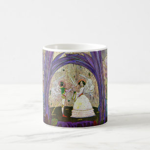 花のThumbelinaの芸術のマグの女王 コーヒーマグカップ