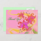 花はがきかわいらしの個人用設定 ポストカード (正面/裏面)