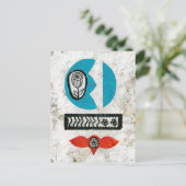 花はがきを持って来た ポストカード (スタンド正面)