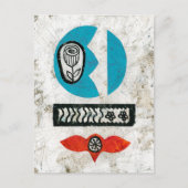 花はがきを持って来た ポストカード (正面)