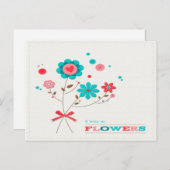 花はがきを持って来よう ポストカード (正面/裏面)