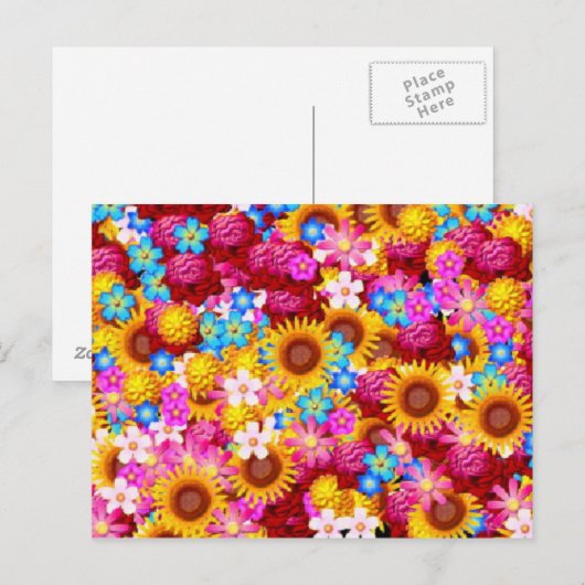 花はがき ポストカード (正面/裏面)