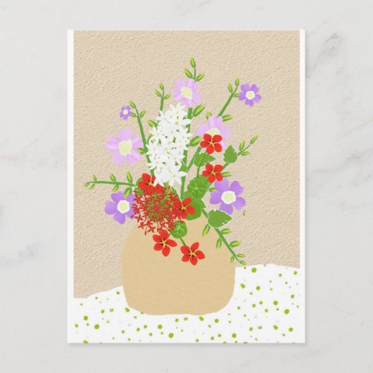花はがき ポストカード (正面)
