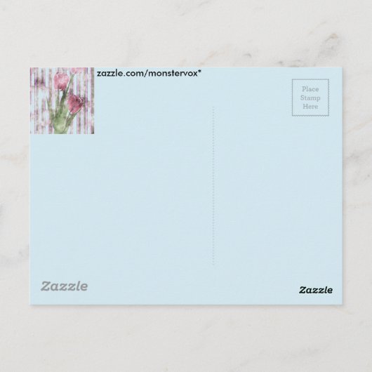 花はがき ポストカード (裏面)