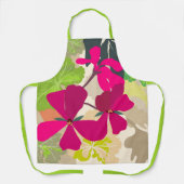 花はっきりした咲きゲラニウムフロリモダンスト エプロン (正面)