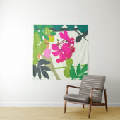 花はっきりした咲きゲラニウムフロリモダンスト タペストリー (インサイチュ(横))