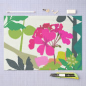 花はっきりした咲きゲラニウムフロリモダンスト 薄葉紙 (クラフト)