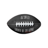 「花はっきりした嫁の父」という手紙 アメリカンフットボール (正面)