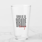 「花はっきりした嫁の父」の手紙 タンブラーグラス (正面)