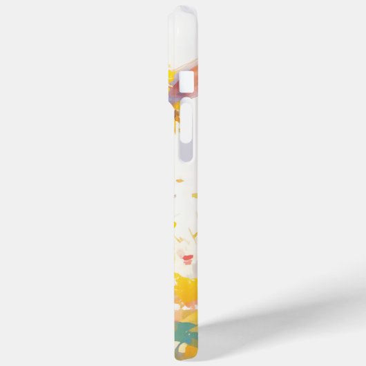 花はアルパカの冠を飾った Case-Mate iPhoneケース (裏面 / 左)