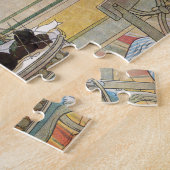 花はカール・ラーソンによる窓際の窓辺 ジグソーパズル (側面)