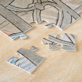 花はカール・ラーソンによる窓際の窓辺 ジグソーパズル (側面)