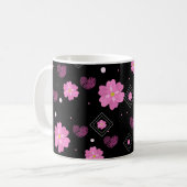 花はバレンタインを愛する コーヒーマグカップ (正面左)