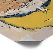 花はパイナップル、マティスの後 ポスター (角)