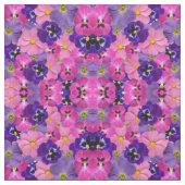 花はピンクと紫 ファブリック (見本)