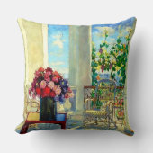 花はベランダでコンスタンティンゴルバトフ クッション (正面)