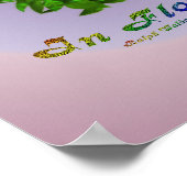 花は土感動的引用文 ポスター (角)