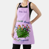 花は土感動的笑い エプロン (インサイチュ)