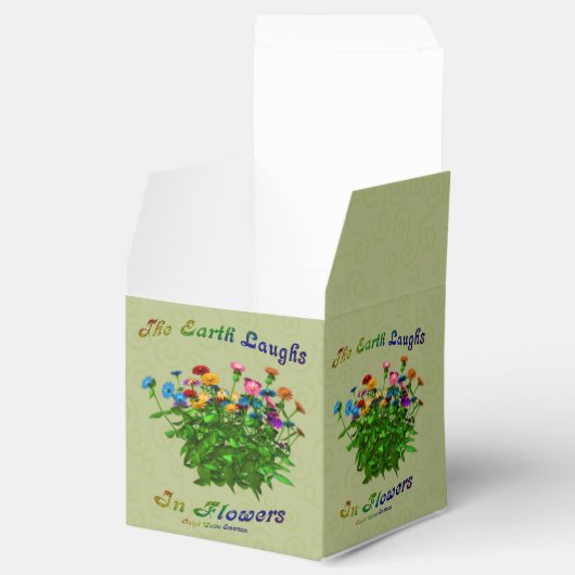 花は土感動的笑い フェイバーボックス (オープン)