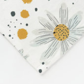 花は地球の言葉 フリースブランケット (角)