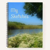 花は川のそばにある ノートブック (正面)