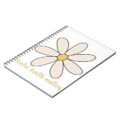 花は心の健康 ノートブック (左側)